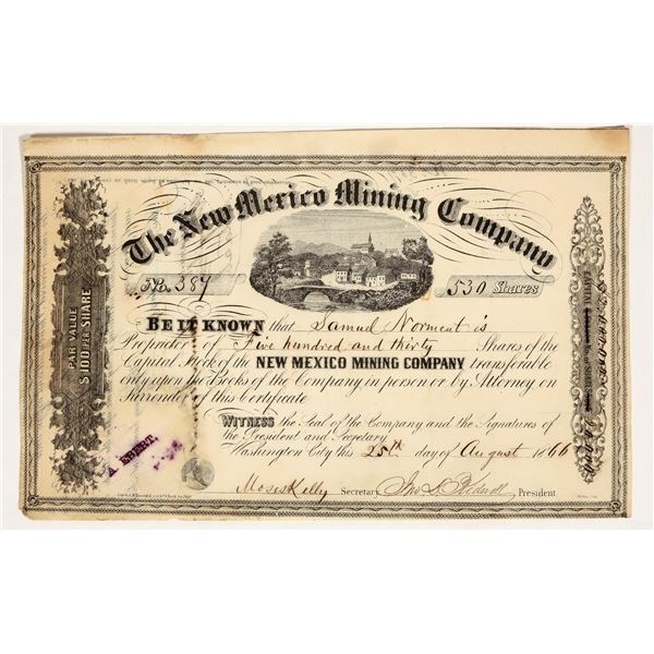 The New Mexico Mining Company Stock [199345]