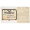Image 1 : Almeda Consolidated Mines Company Stock Certificate and Letter [201707]
