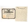 Image 2 : Almeda Consolidated Mines Company Stock Certificate and Letter [201707]