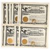 Image 1 : Arizota Mining Company Stock Certificates Signed by Seth Bullock, Deadwood Sheriff (10) [198223]