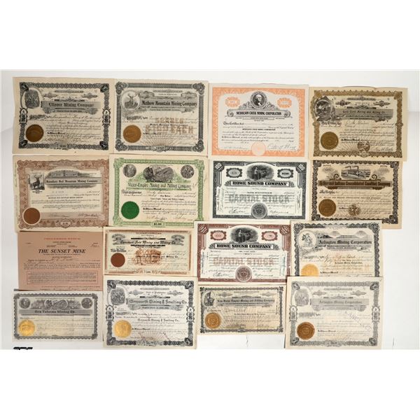 Washington State Mining Stocks Group 2 [200624]