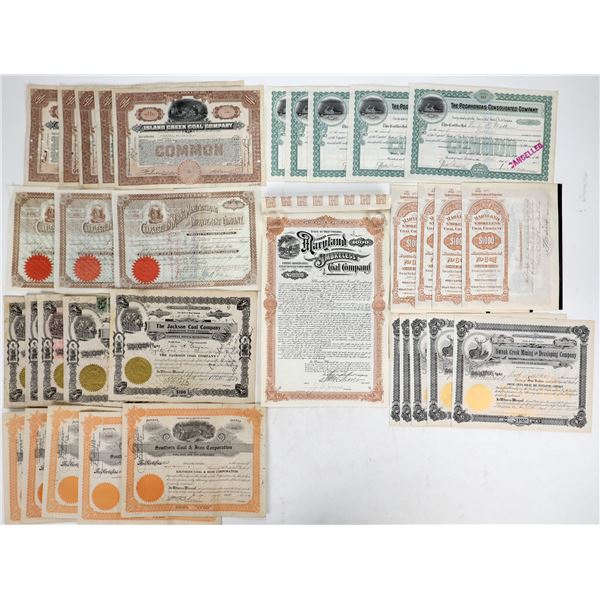 Coal Mining Stock Collection [195219]