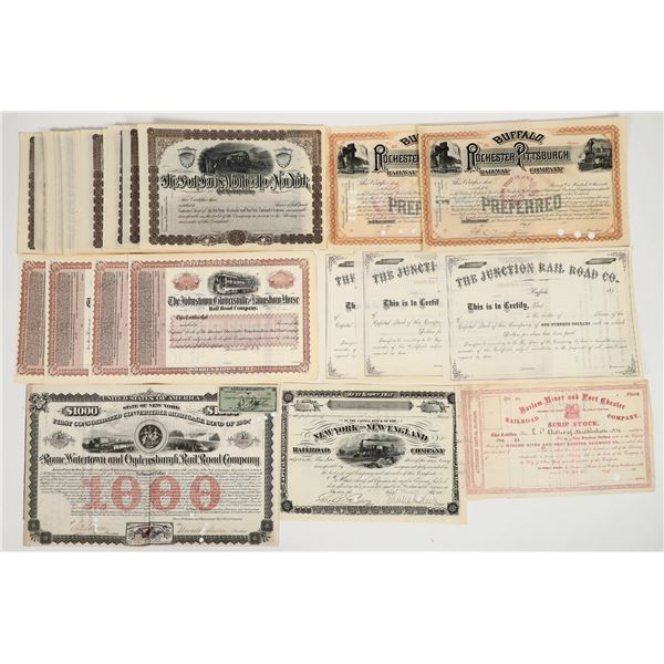 New York Railroad Stock Collection  [202667]
