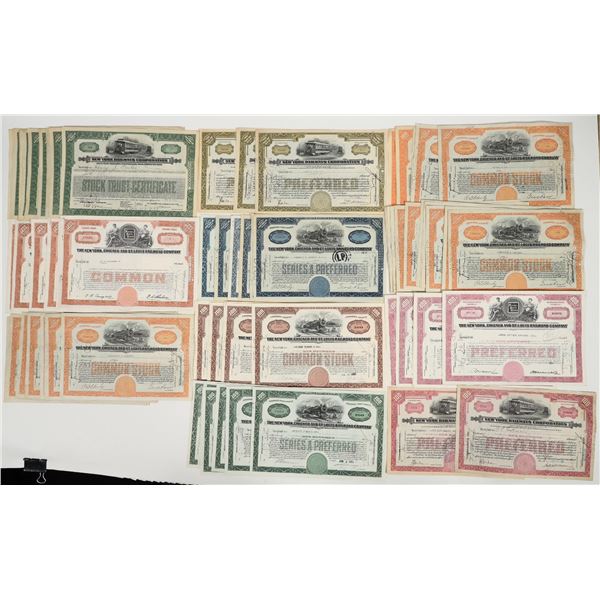 New York Railroad Stock Dealer Lot [202567]