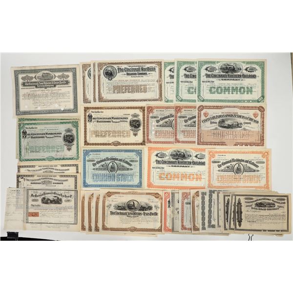 Cincinnati Railroad Stock Collection [202668]