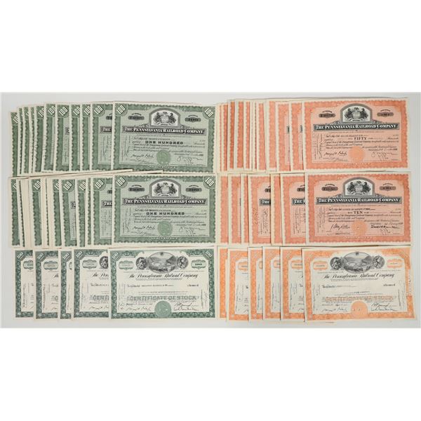 Pennsylvania Railroad Company Stock Certificates [202663]