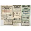 Image 1 : US Railroad Stock Certificate Collection (12 Different) [200822]