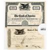 Image 2 : Bank of America Stock Certificates. [199926]