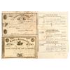 Image 1 : Three Different Bank Stock Certificates [199928]