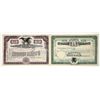 Image 1 : Two Different Watch Company Stock Certificates  [200811]
