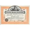 Image 2 : Elizabeth Brewing Corporation  Stock Certificate c. 1933 [200964]