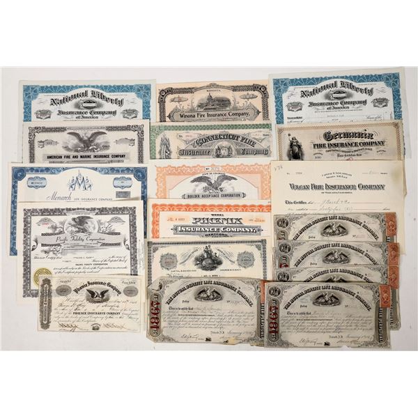 Insurance Stock Collection, 20 [192194]