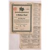 Image 1 : One Million Marks German Treasury Bond 1923 [183510]