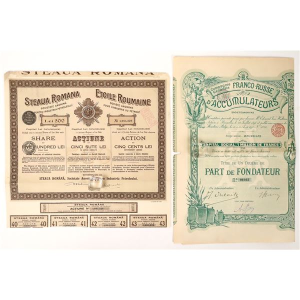 Bonds - French, Russian, c1895-8 [187352]