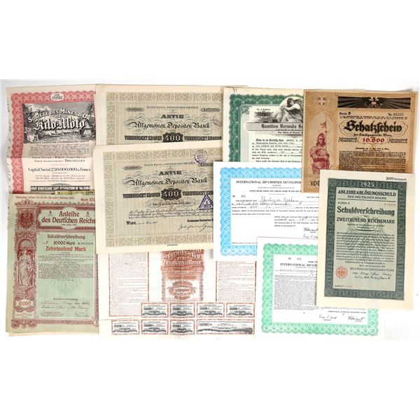 Vienna, German, China and Other Foreign Stocks. [185739]