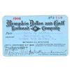 Image 1 : Memphis, Dallas & Gulf Railroad Company Annual Pass [200802]