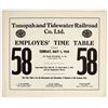 Image 1 : Tonopah & Tidewater Railroad Timetable, 1938 (Reprint) [201378]