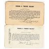 Image 2 : Virginia & Truckee Railway Annual Pass Pair [201493]