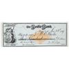 Image 1 : Bodie Bank Revenue Check Issued to WB Wheeler, California/Nevada Stage Operator [201086]