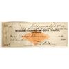 Image 1 : Rare Bridgeport, CA Revenue Check, 1880, Kirman & Rickey, Tinkum Mono Sheriff  [201649]