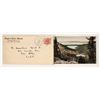 Image 1 : Angora Lakes Resort, Lake Tahoe, Corner Ad Cover & Postcard [202460]