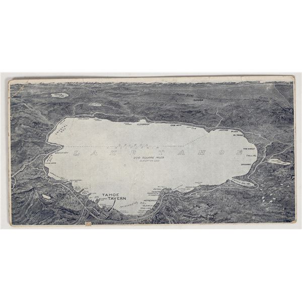 Rare Lake Tahoe Pictorial Ink Blotter from Abe Cohn [202728]