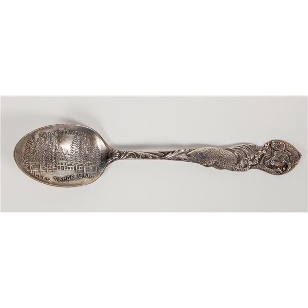Choice Lake Tahoe Sterling Silver Souvenir Spoon, c.1910, Tahoe Tavern [202729]