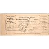 Image 1 : Gerolamy Bros. Photo Receipt 1890 [177665]