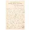 Image 1 : 1873 letter about purchase of chickens, Omaha NE [188197]