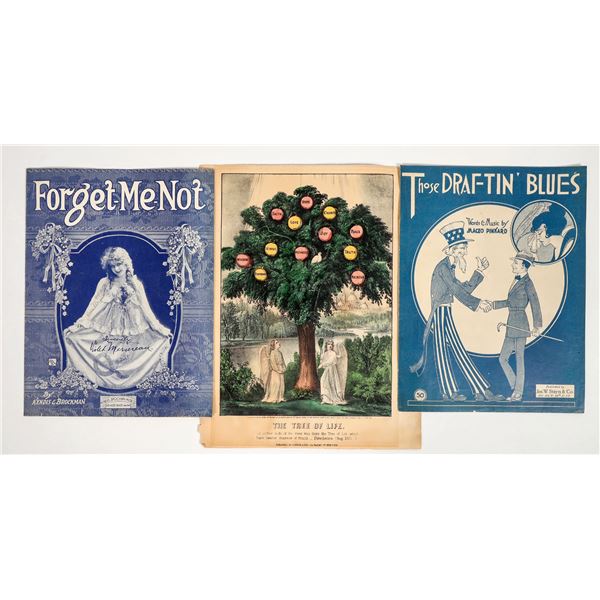 Currier & Ives Hand painted Advertising Plus [196434]