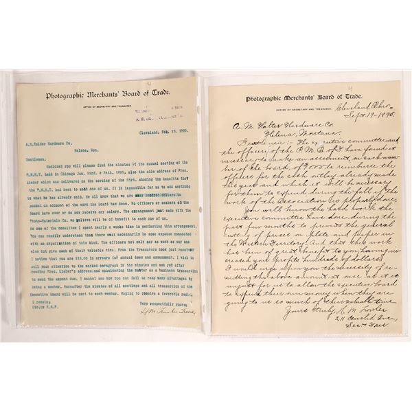 Cleveland Merchants Photographic Letterheads (2) [177676]
