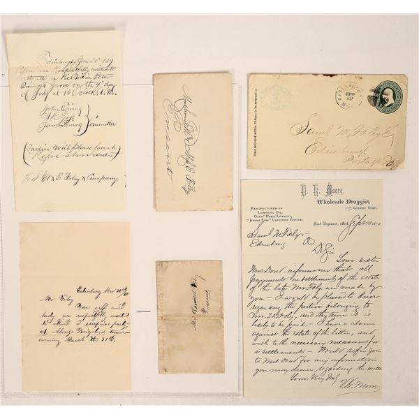 Correspondence, Michigan, Ohio, c1859-70 (3) [189635]