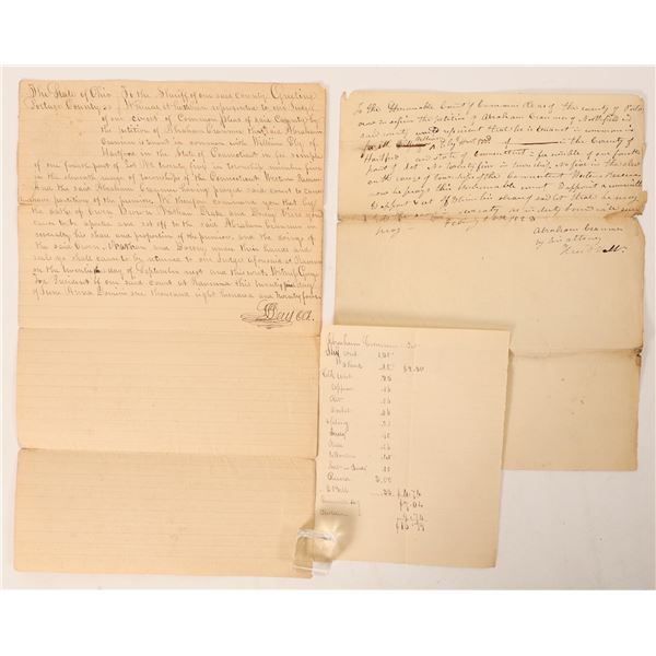 Early Ohio legal doc, Western Reserve 1826 [188033]
