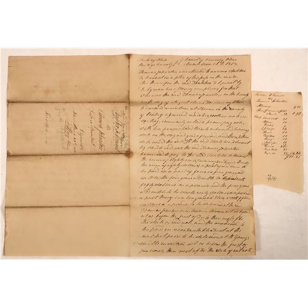 1818 Ohio Court Case: Connecticut Western Reserve Land  [188344]