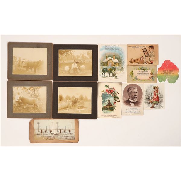 Ephemera Group, Ohio, c1850s-1900s (11) [191422]