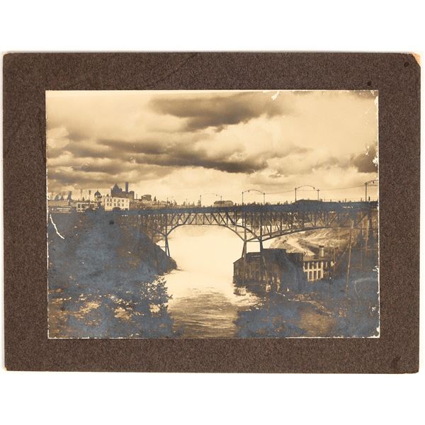B/W Photo Spokane Falls [201391]