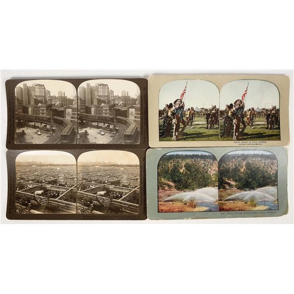 Miscellaneous American Stereoviews (Mining, Native American, Livestock) [202165]