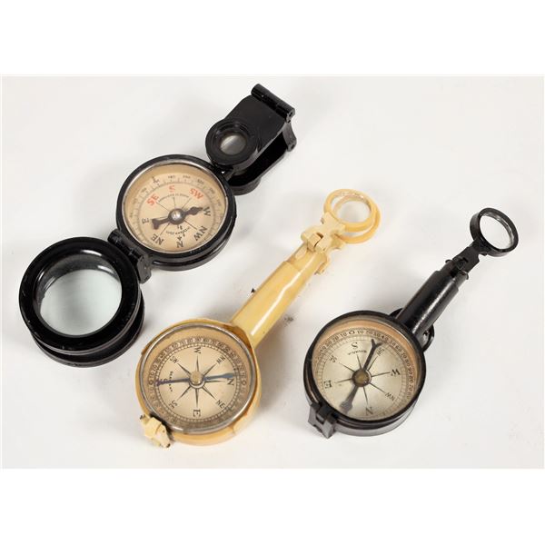 Folding Opera Glass and Compasses  (3) [200977]