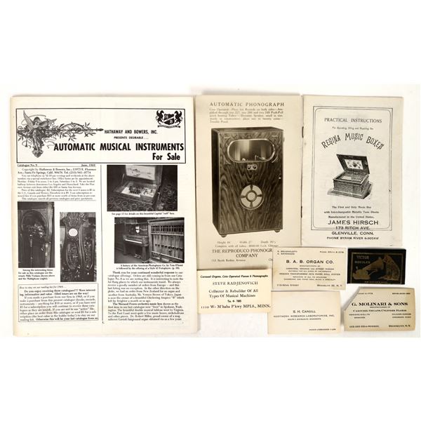 Music Box Catalog and Promo Sheet [192992]