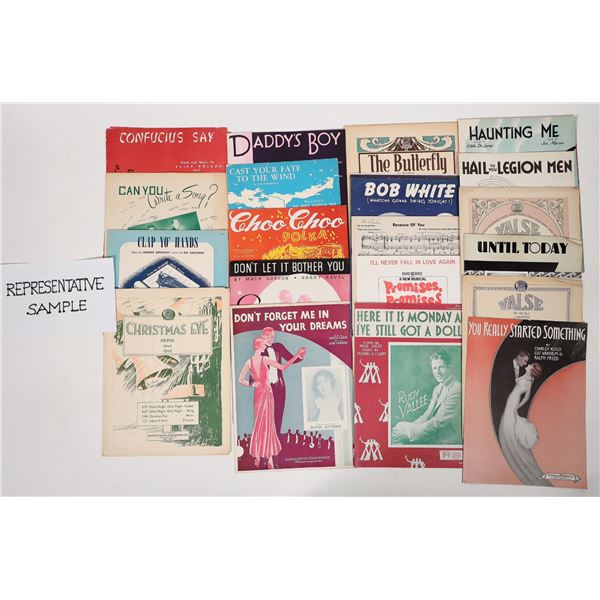 Sheet Music Collection, 100, Some Famous [192057]