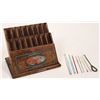 Image 1 : Boye Needle Co. Crochet Hook Store Display Case c.1919 [191721]