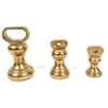 Image 2 : Brass Balance Scale Weights Trio [190632]