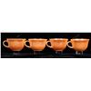 Image 1 : Carnival Glass Style Tea Cups, 4 [177642]