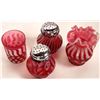 Image 2 : Pink/White Glass Group, 4 [190791]
