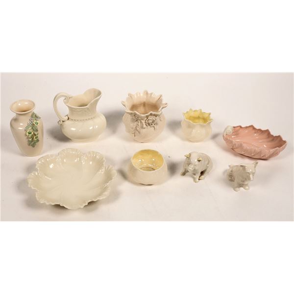 Vintage Lenox and Belleek Pieces, c1950s-80s (9) [191823]