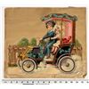 Image 1 : Antique Car with Boy & Girl Large Diecut [196677]