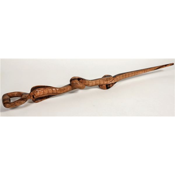 Hand Craved Walking Stick [199645]