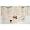 Image 2 : Vintage Menus, Recipes & Ephemera  [202291]