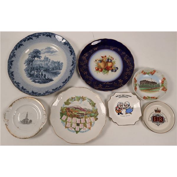 Foreign Souvenir & Calendar Plates (7) [112607]