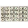 Image 1 : Uncut U. S. Currency $1,2 & 5 Four Note Sheets [202027]